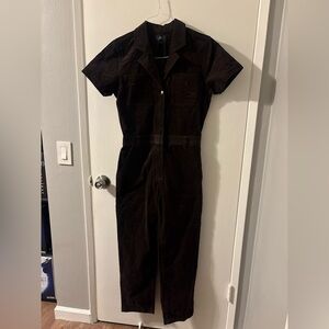 ROARK Women's Brown Corduroy Jumpsuit